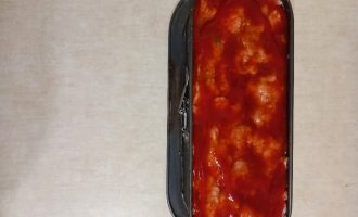 Мясной рулет с омлетом